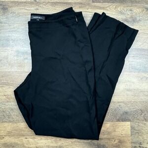 LAFAYETTE 148 New York Trouser‎ Pants Side-Zip Straight Dressy Size  10 Black